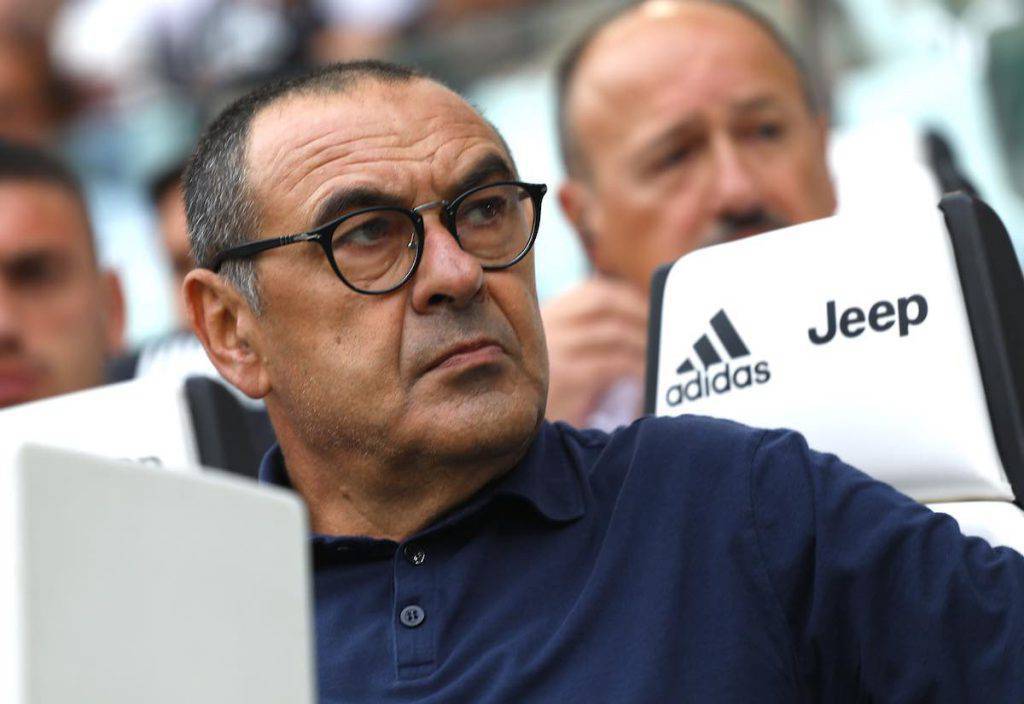 Sarri nel post gara di San Siro