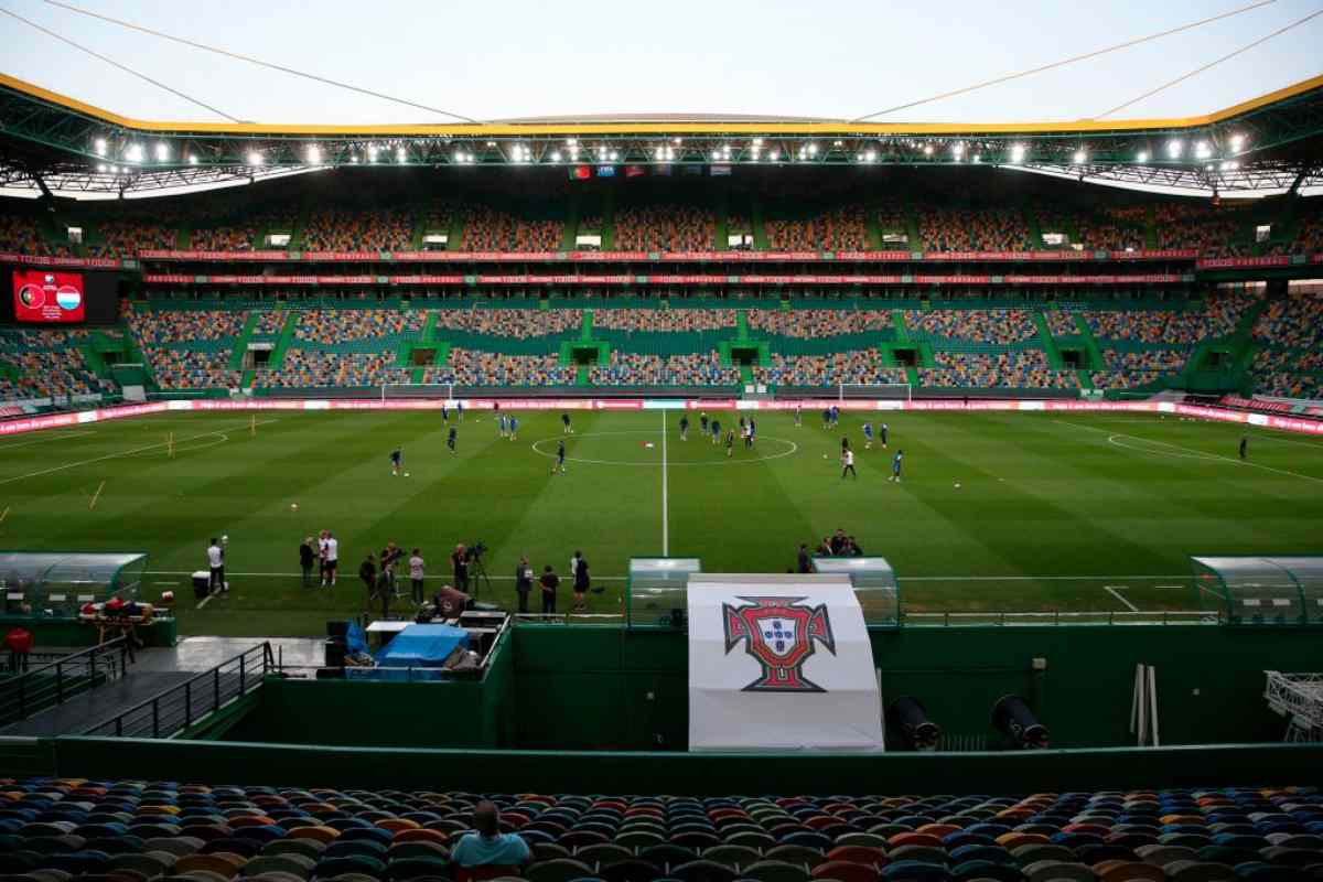 Lo stadio José Alvalade di Lisbona  