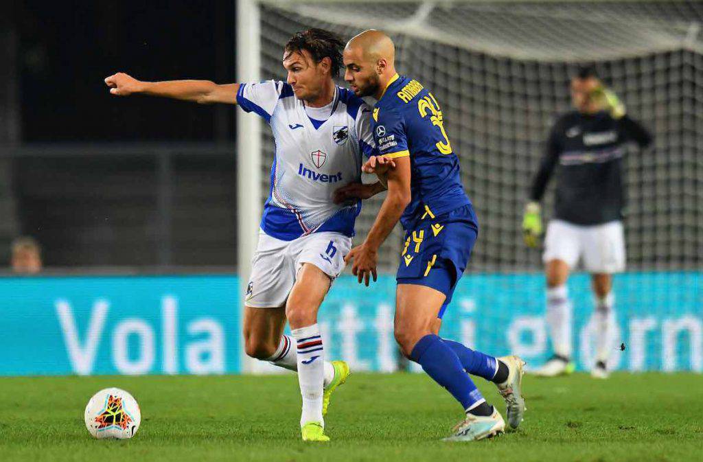 Verona-Sampdoria, tabellino e marcatori