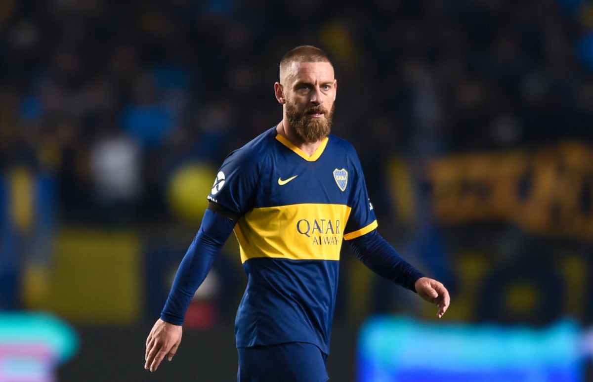 De Rossi in campo in River-Boca