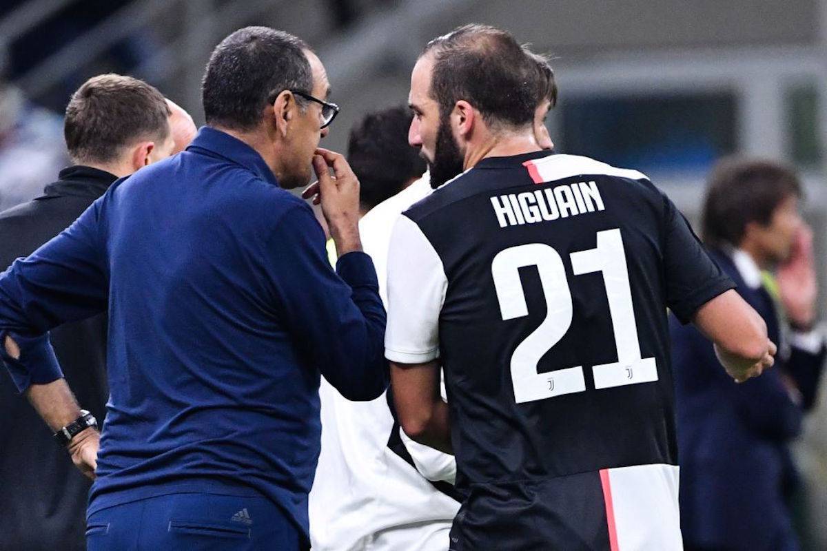 Higuain con Sarri