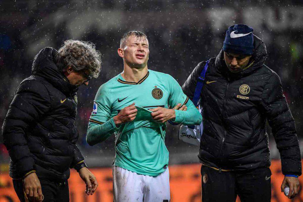 Barella infortunato in Torino-Inter