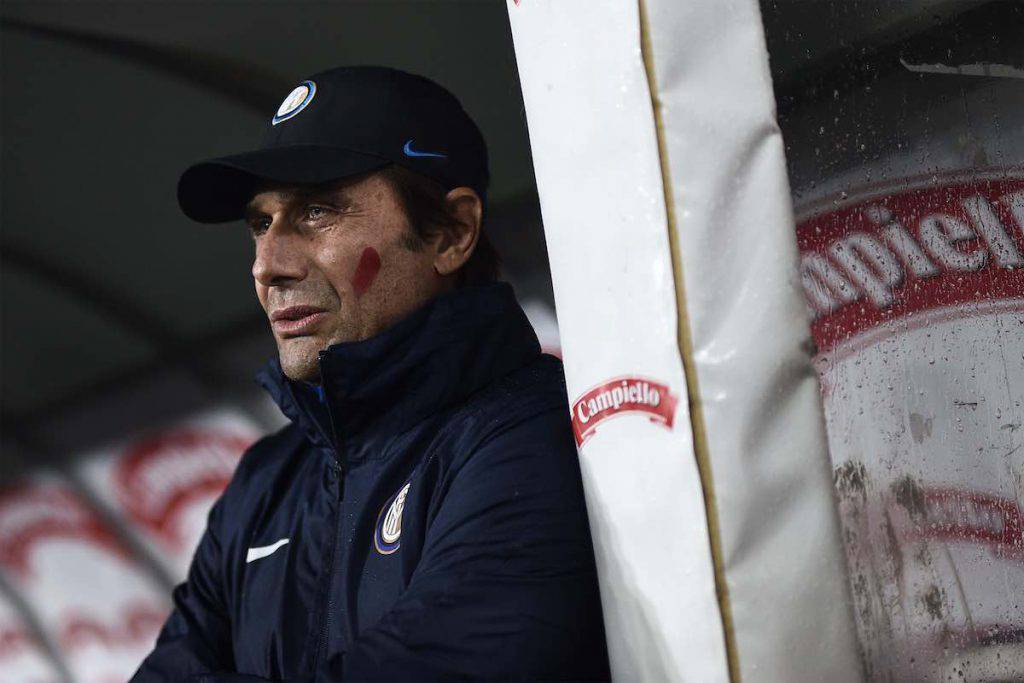 Conte nel post gara contro il Torino