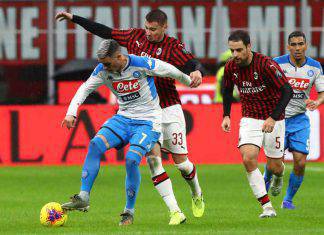 Milan-Napoli 1-1, Bonaventura risponde a Lozano: pari inutile a San Siro