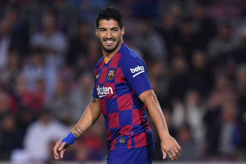 Suarez non convinto da Aubameyang (Getty Images)