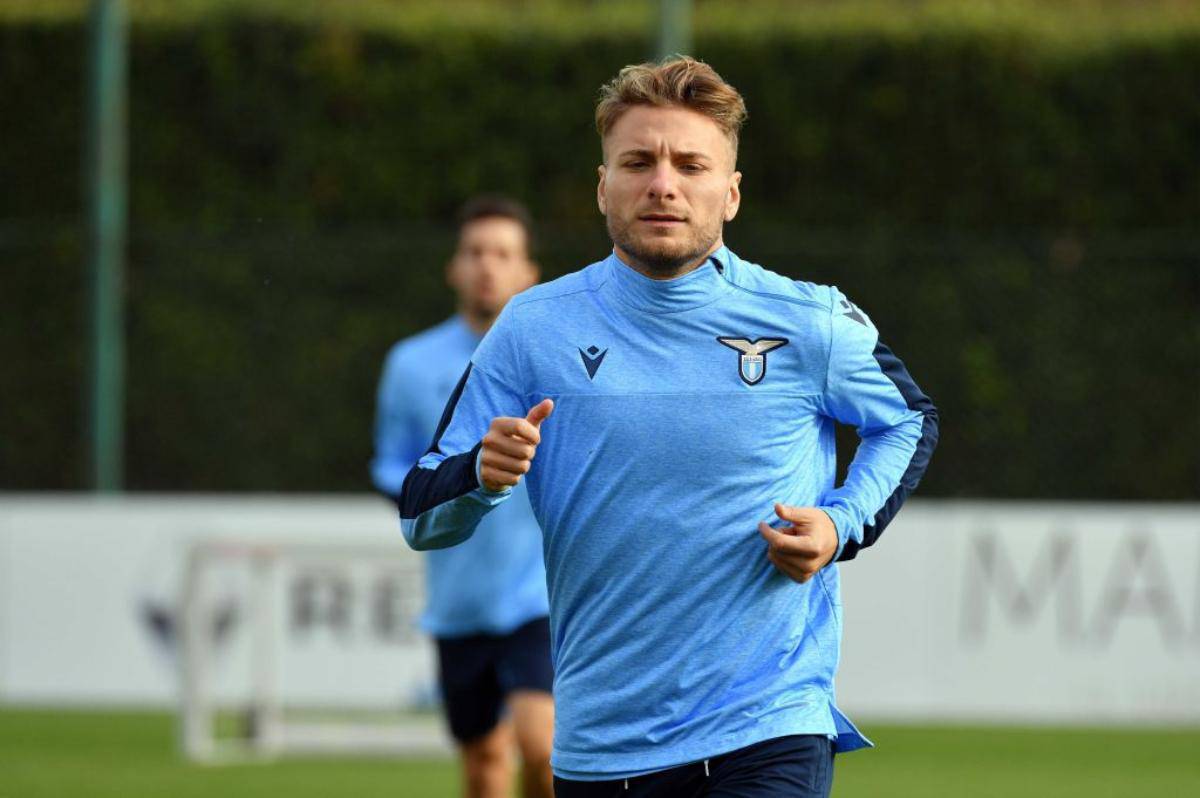 Lazio, Immobile: allarme rientrato, si allena con il gruppo