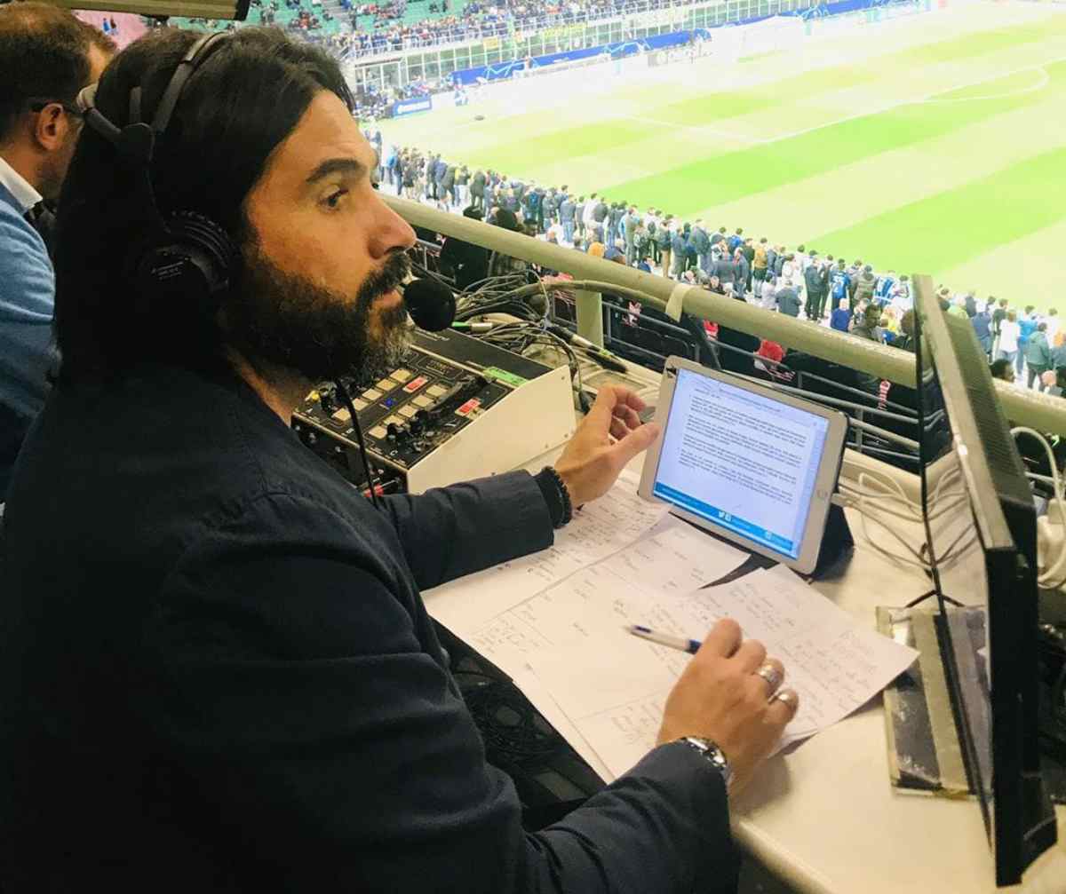 Lele Adani criticato per la telecronaca in Slavia Praga-Inter