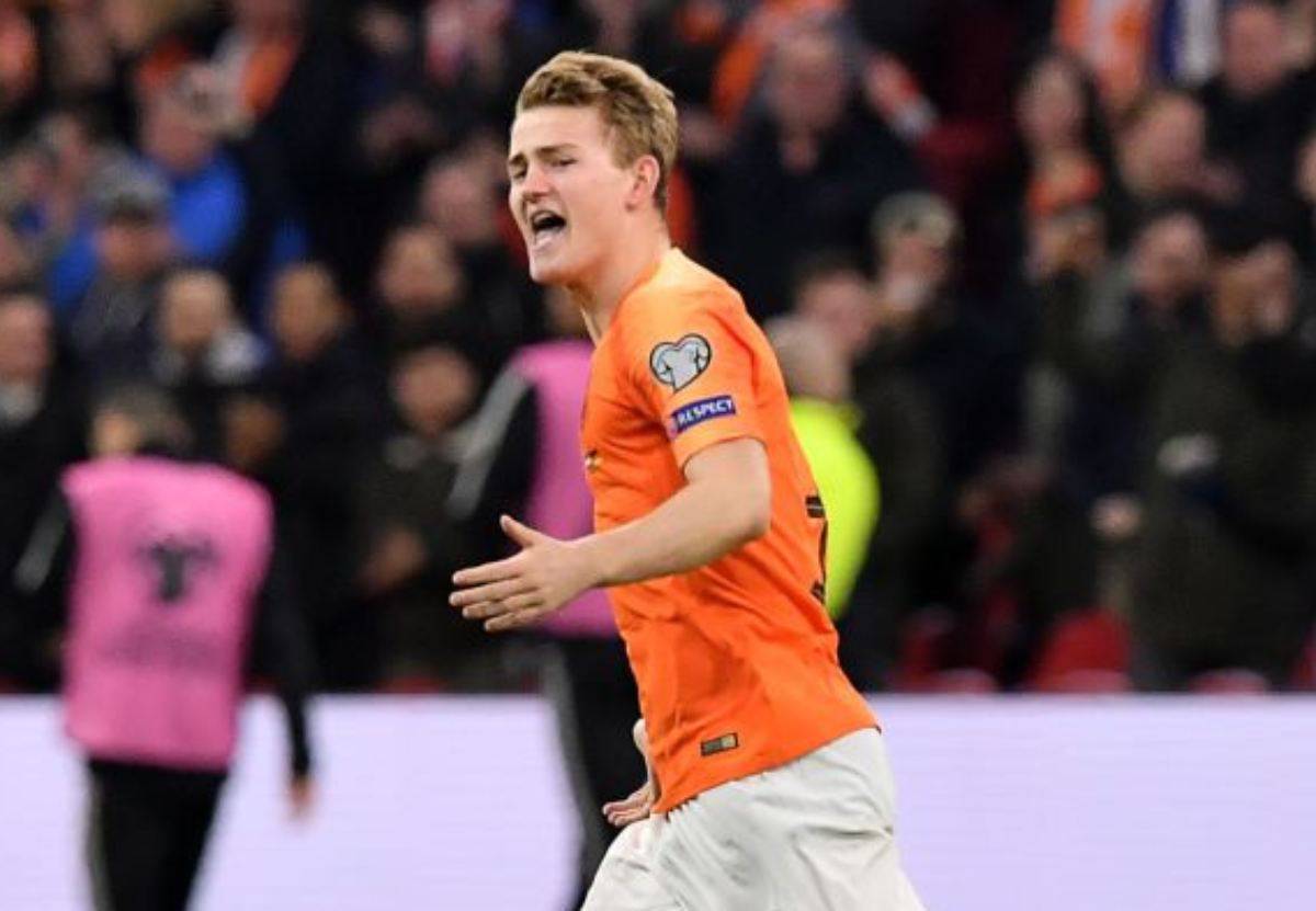 De Ligt in campo con l'Olanda per le qualificazioni a Euro 2020