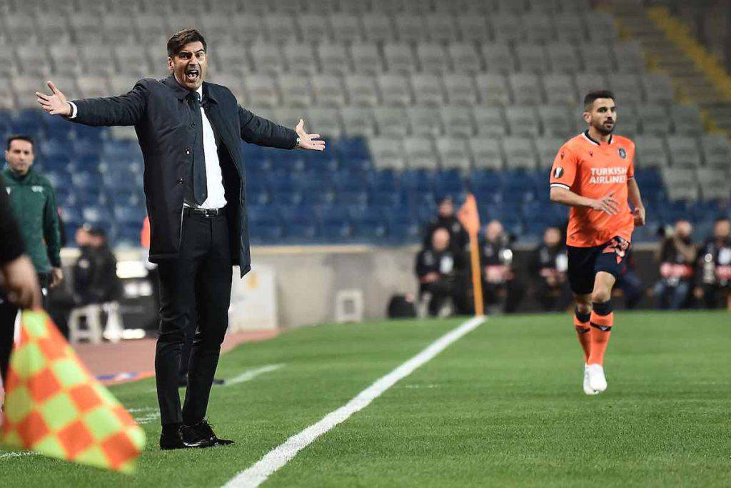 Paulo Fonseca nel post gara con il Basaksehir