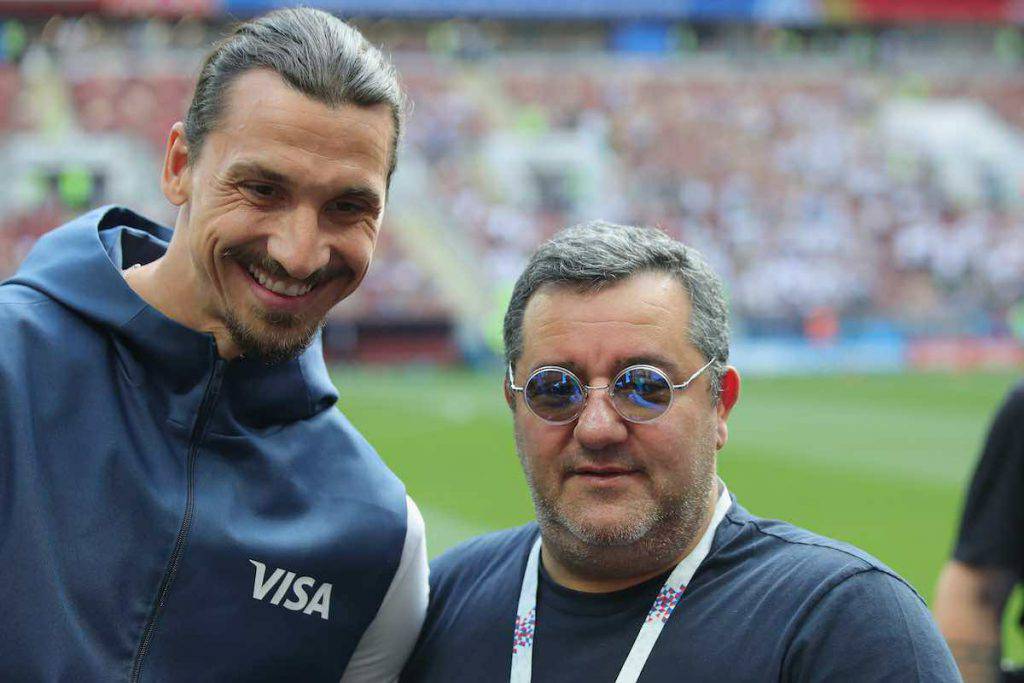 Raiola in sede Milan per Ibrahimovic