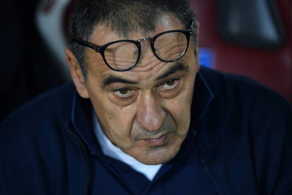 Sarri nel post gara contro il Torino