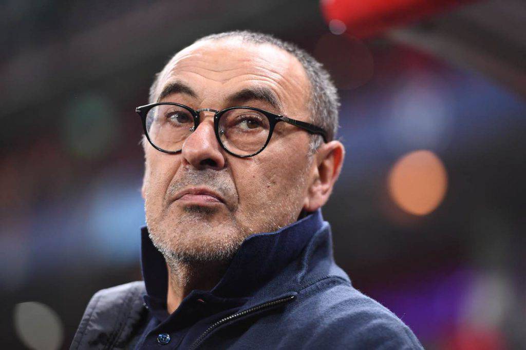 Sarri nel post gara contro il Lokomotiv Mosca