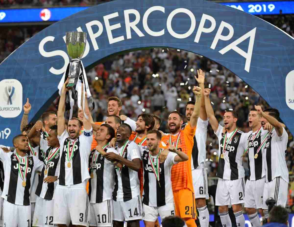 Supercoppa Italiana data Juventus Lazio 