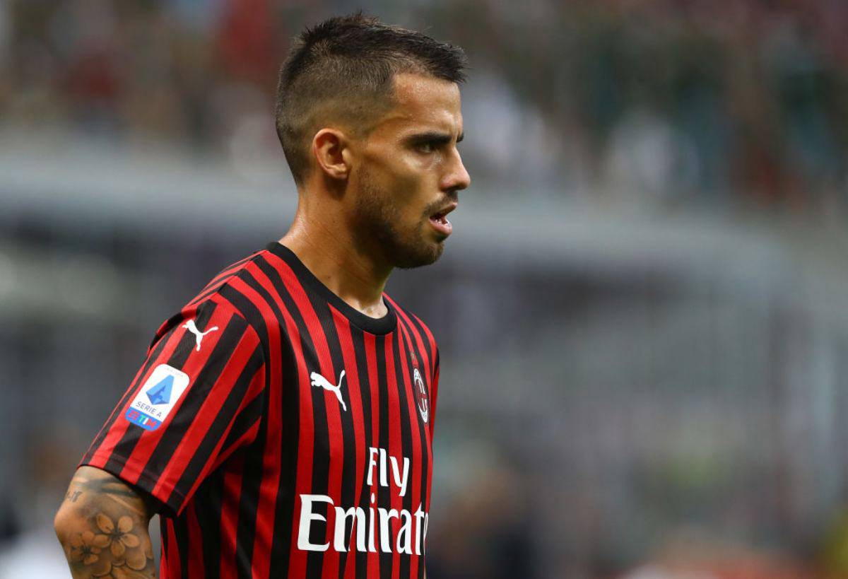 Suso out da Milan-Napoli