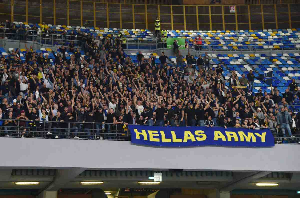 Curva del Verona chiusa dal Giudice Sportivo