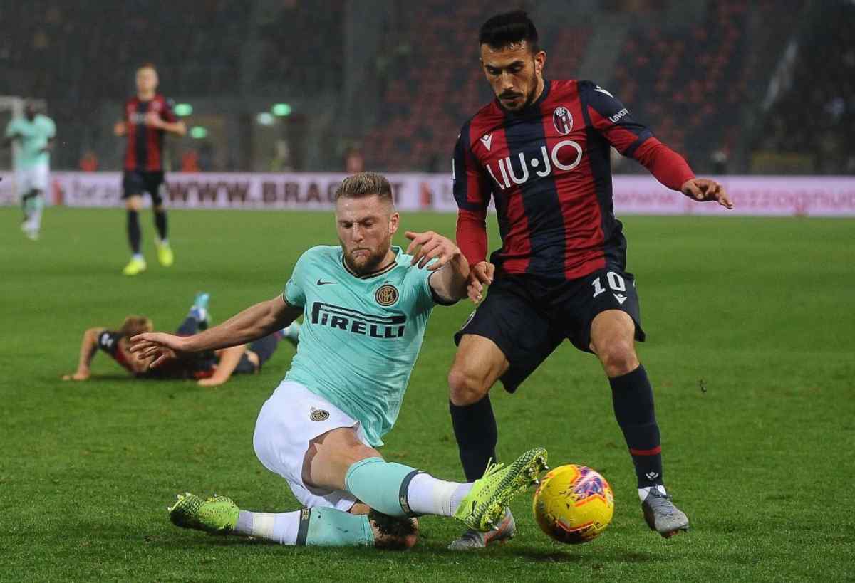 Bologna-Inter, cori sulla stazione di Bologna 