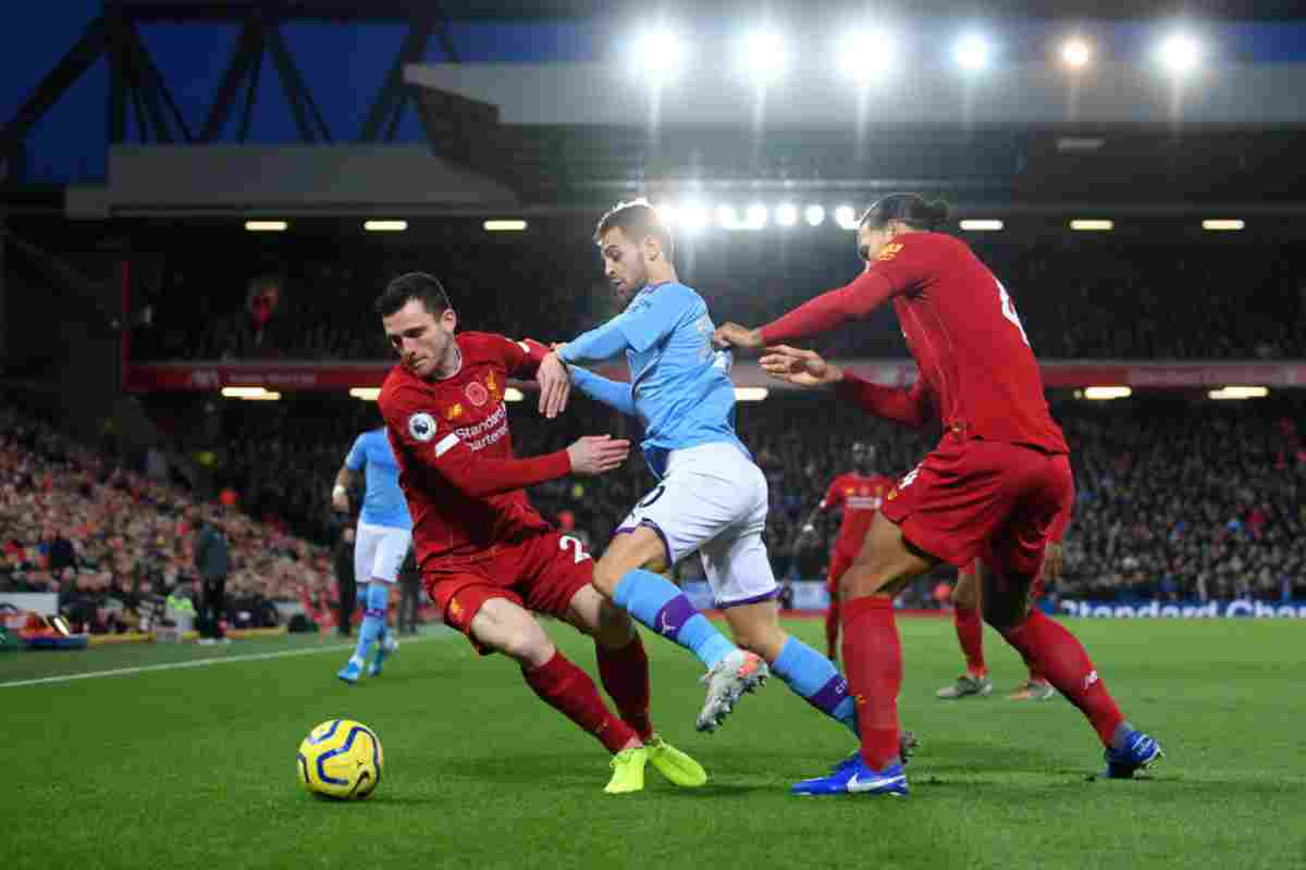 Liverpool-Manchester City, big match di Premier League 