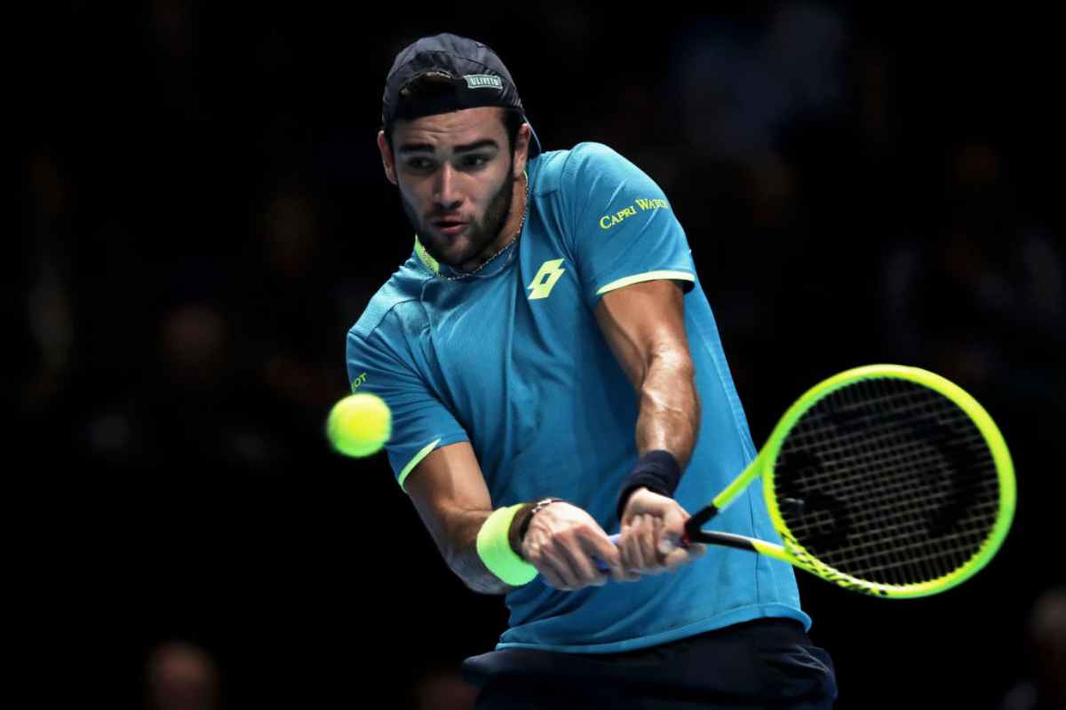 Matteo Berrettini, protagonista alle Atp Finals