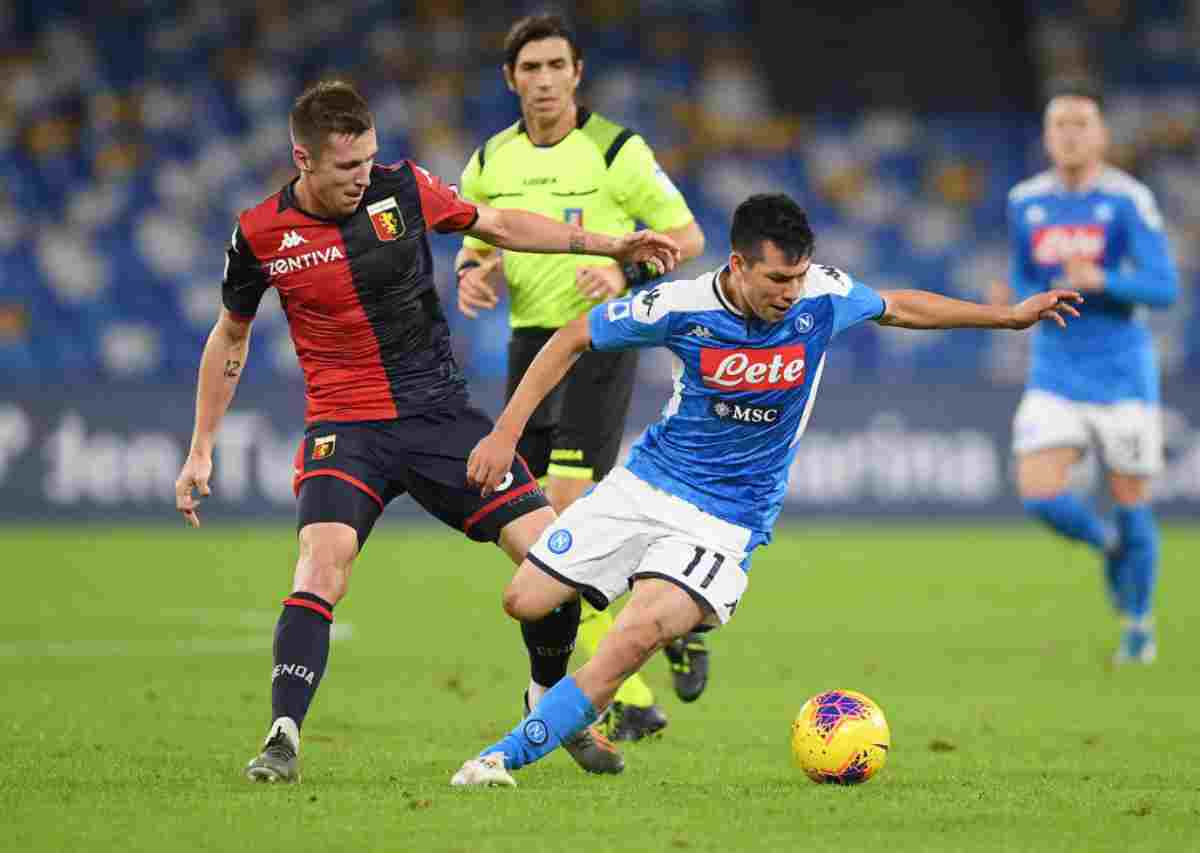 Napoli-Genoa, anticipo della 12.a di Serie A