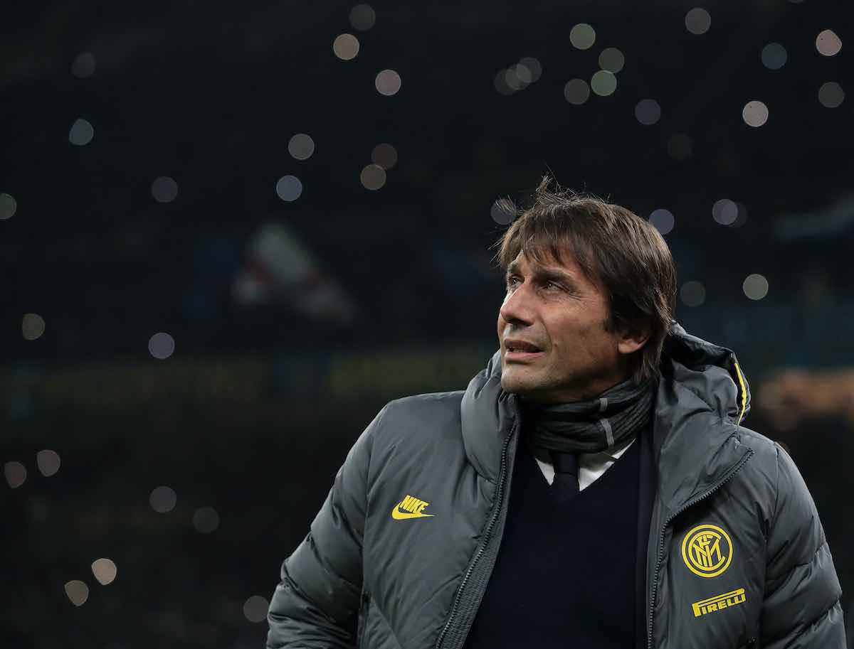 Conte nel post gara contro il Barcellona