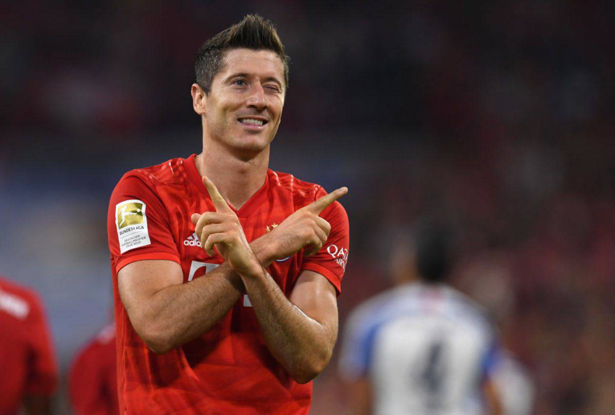 Lewandowski, svelati i suoi cinque numeri 9 preferiti (Getty Images) 