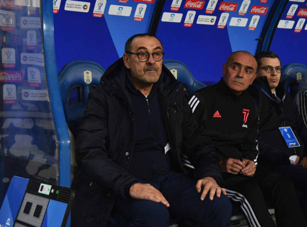 Juventus, Sarri sotto accusa. Social scatenati contro il tecnico bianconero (Getty Images)