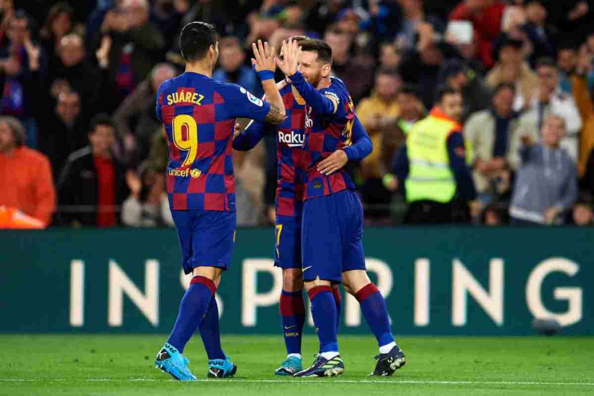 Liga: poker del Barcellona, schiantato l'Alaves