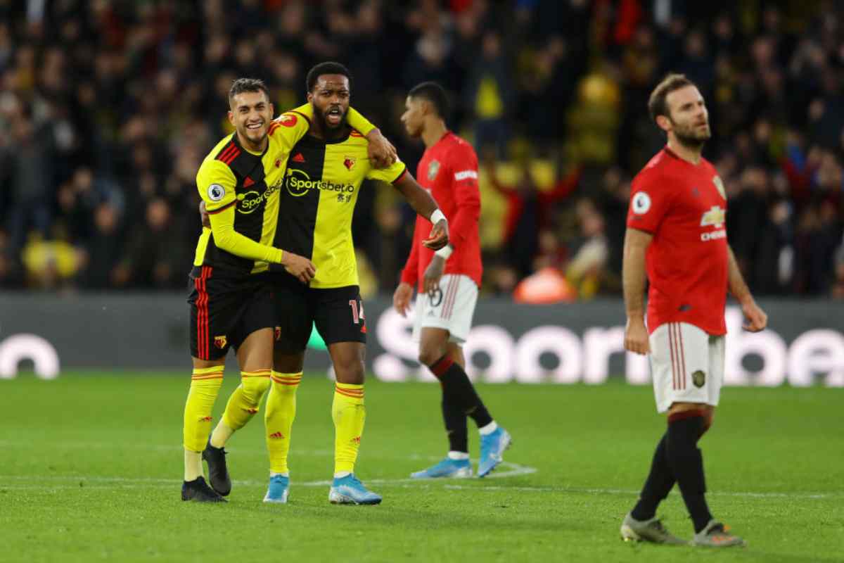 Premier League: crisi Manchester United, il Watford vince e torna a sperare