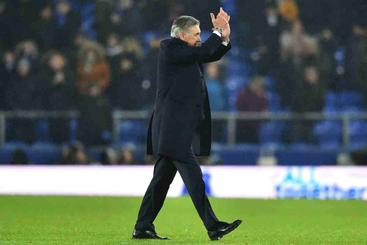 L'allenatore dell'Everton ed ex Napoli, Carlo Ancelotti