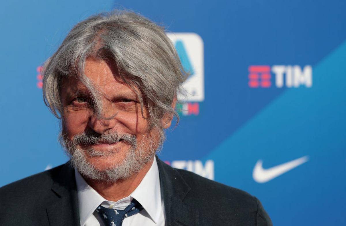 Massimo Ferrero, presidente della Sampdoria, squalificato dalla FIGC 