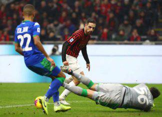 Milan-Sassuolo termina 0-0. Pegolo decisivo
