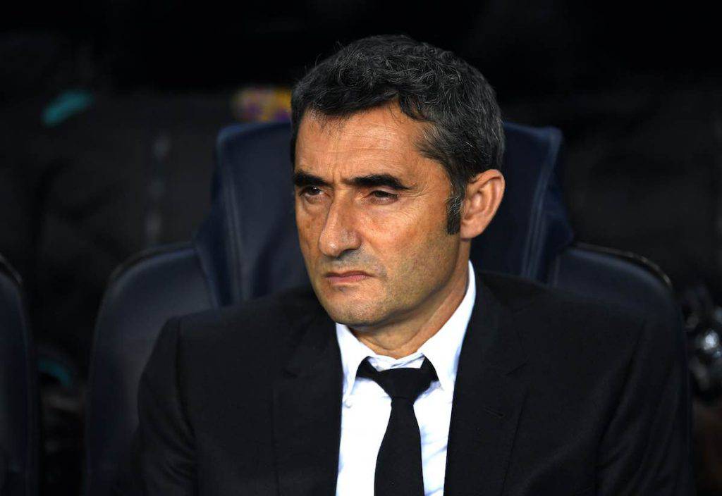 Valverde nel pre-partita con l'Inter