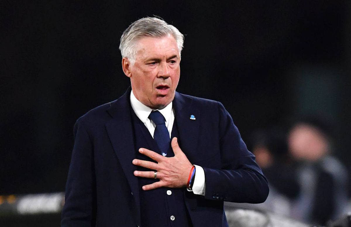 L'allenatore dell'Everton Carlo Ancelotti