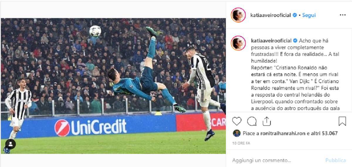 Cristiano Ronaldo, la sorella contro Van Dijk: "Prima vinci qualcosa, poi parli"