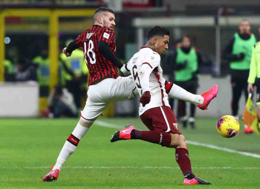 Coppa Italia, highlights Milan-Torino
