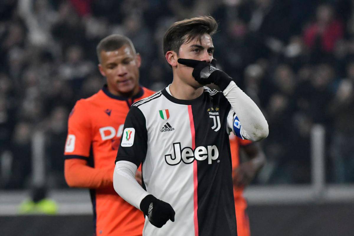 Coppa Italia, Juventus-Udinese 4-0: Dybala e Higuain incantano, bianconeri ai quarti