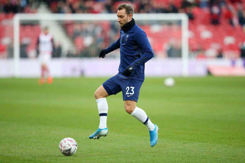 Eriksen scaricato dai tifosi degli Spurs