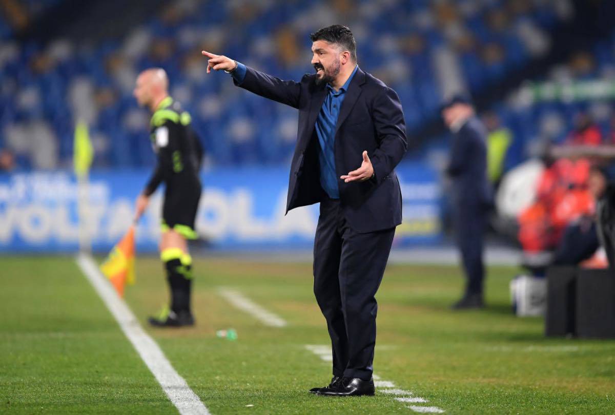 Napoli-Fiorentina, Gattuso: "Abbiamo sbagliato tutto. Sono preoccupato. Siamo sprofondati”