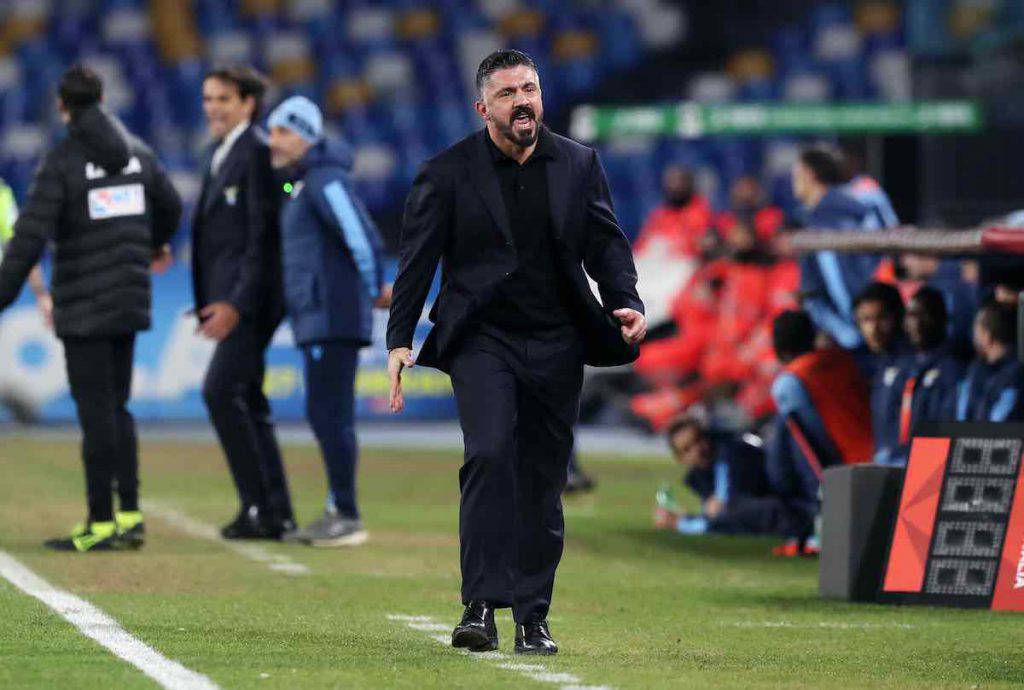 Gattuso nel post gara contro la Lazio