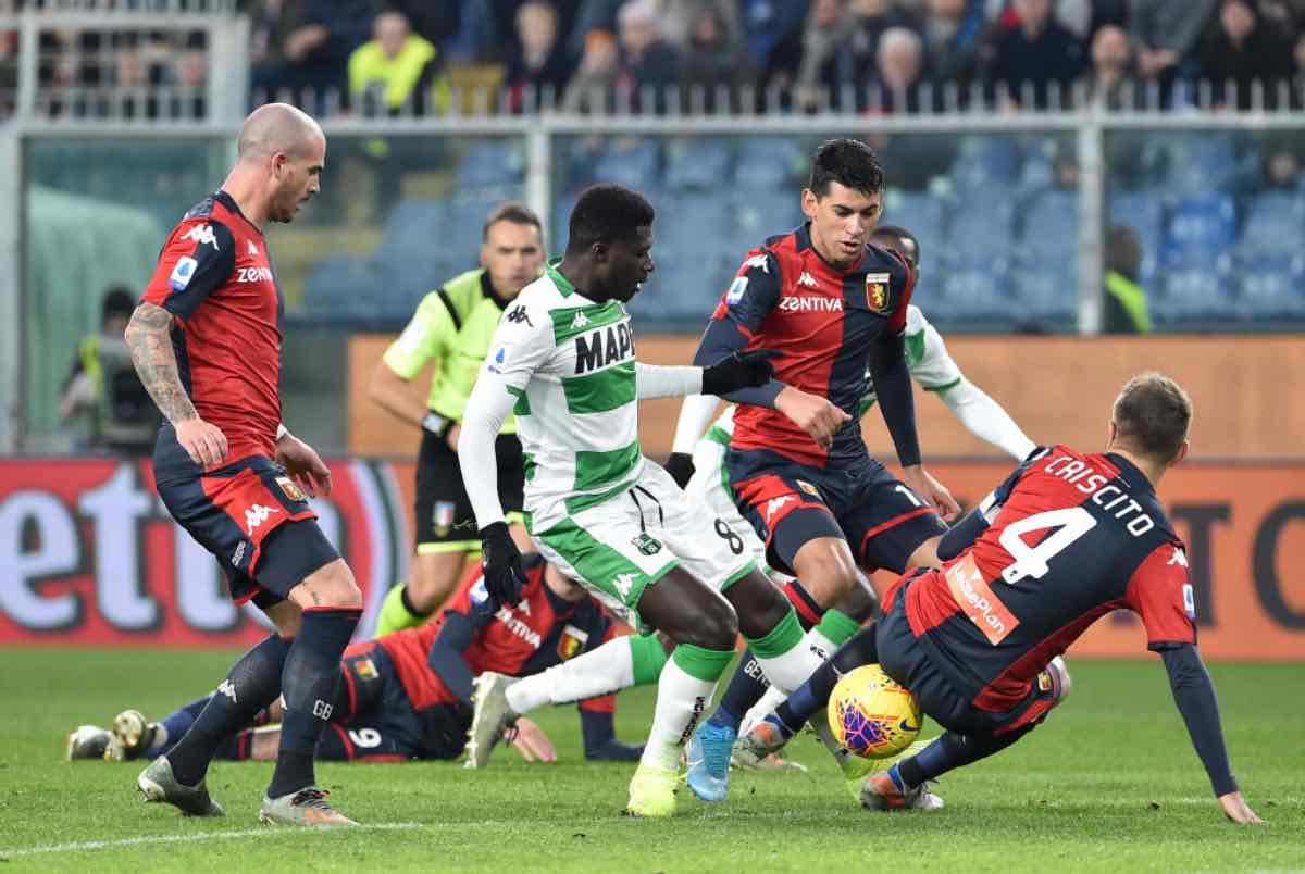 Moviola Genoa-Sassuolo, gli episodi: dubbi sul rigore e il gol di Pandev