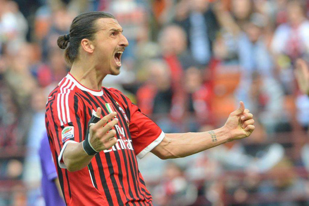 Ibrahimovic primo gol in Milan-Rhodense
