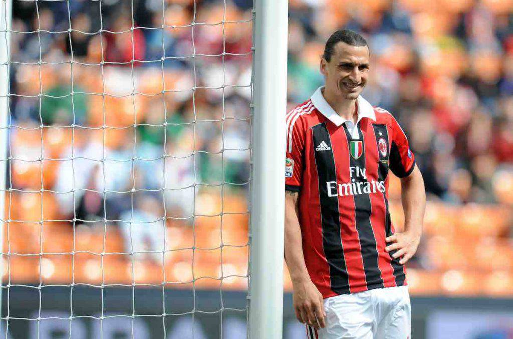 Ibrahimovic mai in gol con il Milan contro la Sampdoria