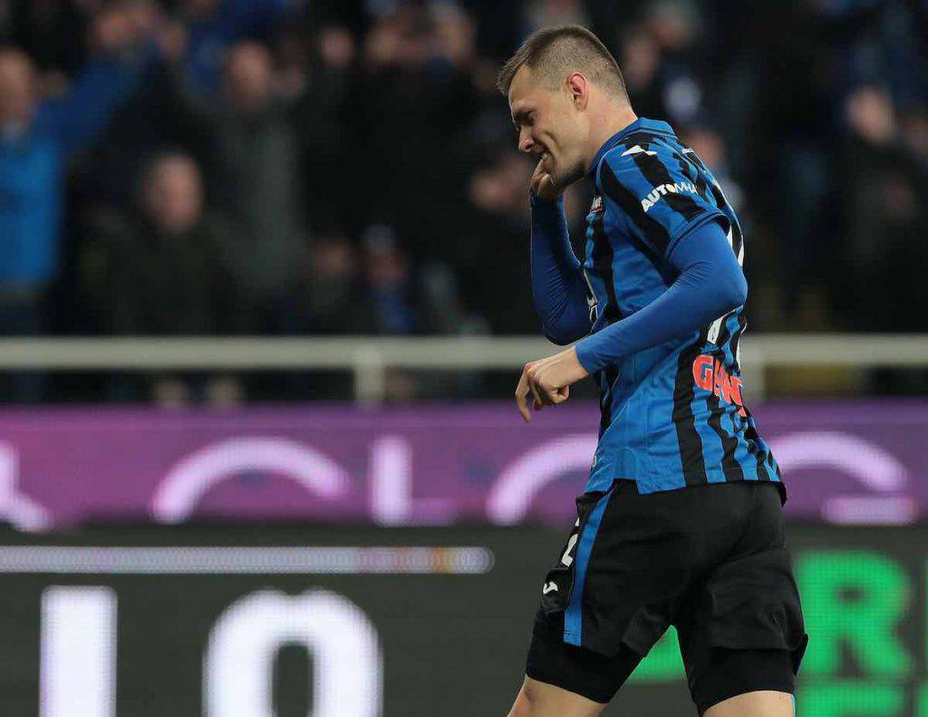 Ilicic, gol da centrocampo contro l'Atalanta