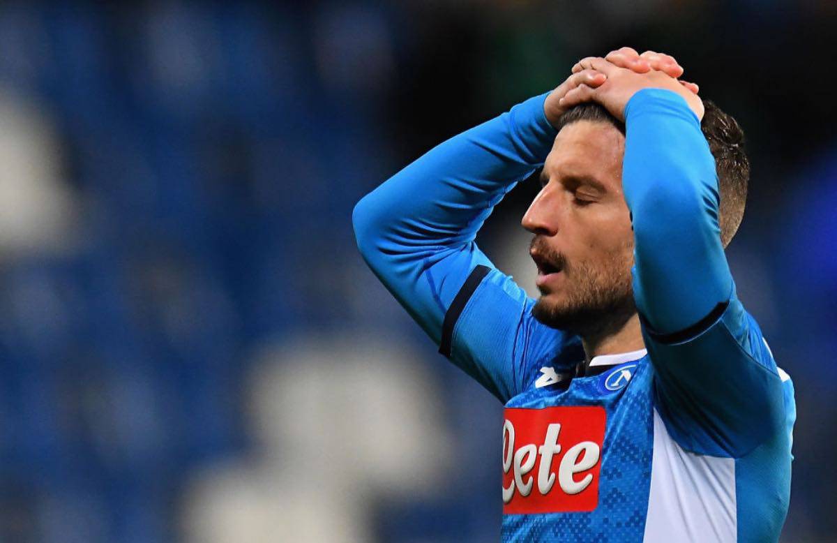 Napoli-Inter: Gattuso non dovrebbe convocare Mertens, il motivo
