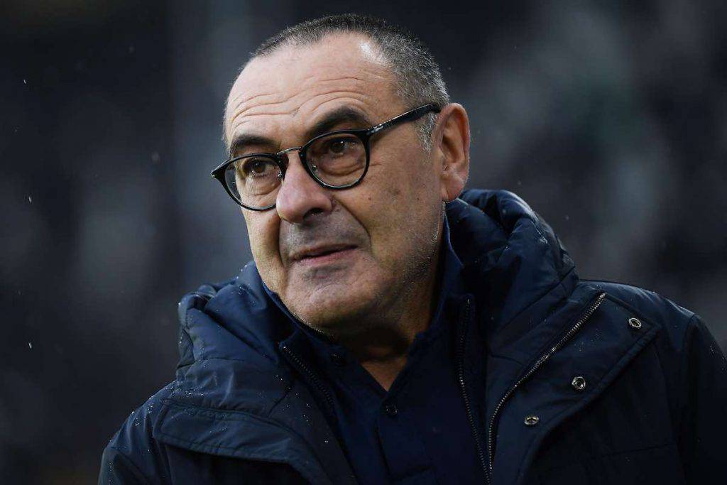 Sarri nel post gara contro il Parma