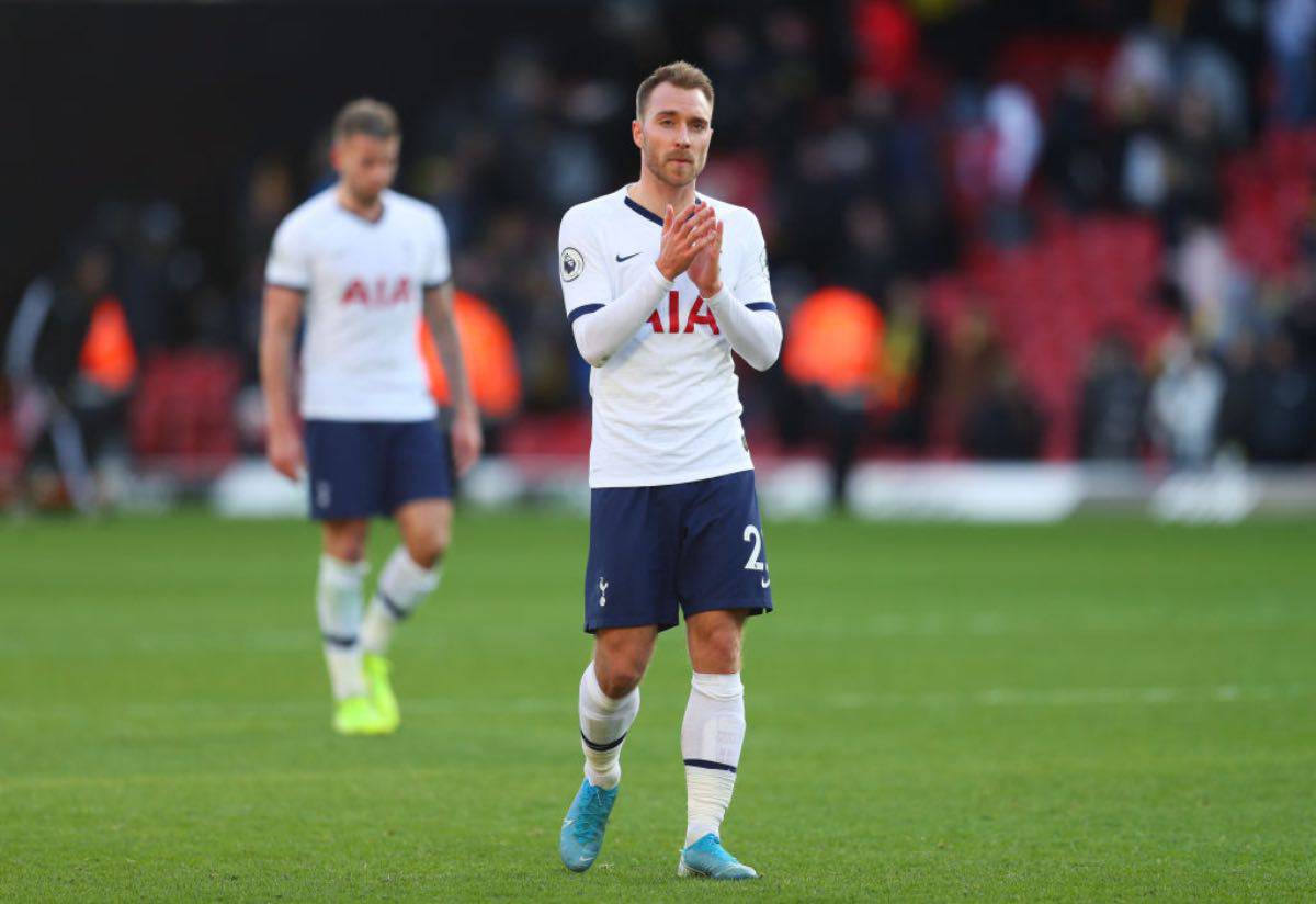 Eriksen all’Inter, è fatta. Intesa con il Tottenham, il danese atteso a Milano