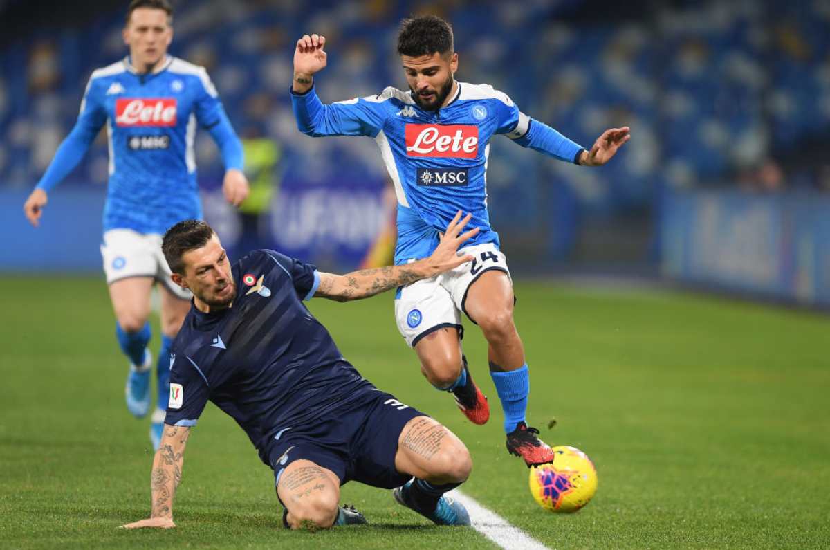 Coppa Italia, Napoli-Lazio 1-0: Insigne decisivo, biancocelesti sfortunati