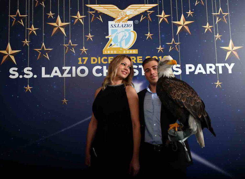 Anna Falchi, scatto bollente per la Lazio capolista