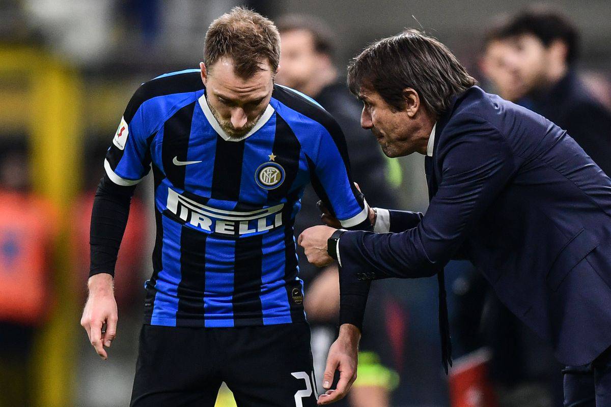 Christian Eriksen Antonio Conte (Getty Images)