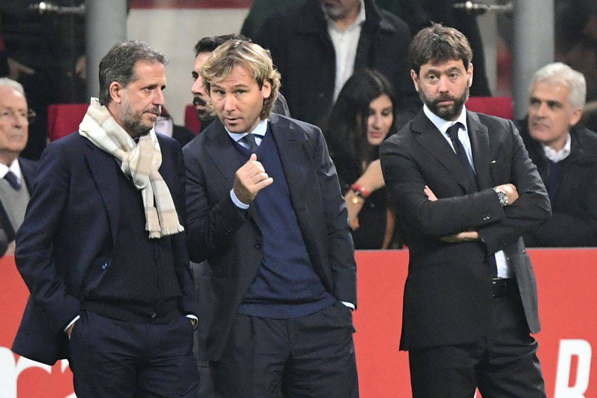 Fabio Paratici Pavel Nedved Andrea Agnelli (Getty Images)